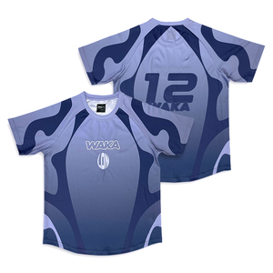 Camiseta gráfica personalizada Sublimación Diseño Malla Vintage Deportes Hombro caído Camisetas - Product Image 3