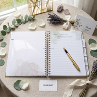 Offre Spéciale Stock Existant : Organiseur et Planificateur de Mariage Format A4 à Spirale avec 5 Intercalaires
