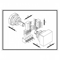 Torno CNC de 5 Ejes de Alta Velocidad 10000rpm Tipo Suizo RC265 con Sistema CNC Fanuc Syntec Procesamiento Automático
