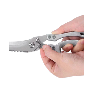 Ensemble de <span class=keywords><strong>ciseaux</strong></span> de <span class=keywords><strong>cuisine</strong></span> en acier inoxydable ChaoHong, <span class=keywords><strong>ciseaux</strong></span> à volaille et à os à manche en plastique, durables, lame de 88 mm - Product Image 6