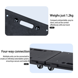 Carrito Multiusos Compacto, Modular, Silencioso, Portátil e Ideal <span class=keywords><strong>para</strong></span> el Hogar y la Oficina, Carrito de Transporte y Transpaleta - Product Image 5