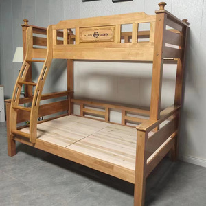 เตียงสองชั้นไม้โอ๊คแท้ Okusu Furniture ขนาดเตียงคู่ ใช้งานได้หลากหลายสำหรับเด็กและผู้ใหญ่ เหมาะสำหรับใช้ในห้องนอน - Product Image 4