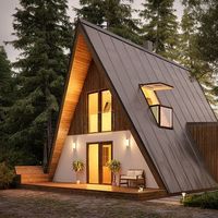 Nouvelle conception de maison capsule spatiale préfabriquée de luxe pour hôtel-resort, cabine mobile avec matériaux haute résistance et chauffage au graphène