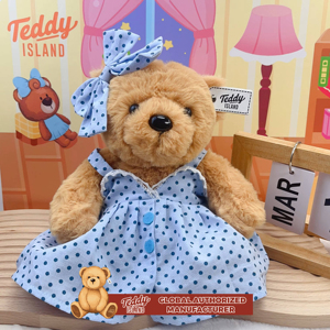 Teddy ISLAND : Grande Ours en Peluche Personnalisable avec Vêtements et Accessoires, y compris Robes – Autorisation Mondiale - Product Image 6