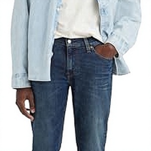 Jean en denim extensible respirant coupe droite pour homme, noir, coupe slim, délavé vintage, faible MOQ - Product Image 3