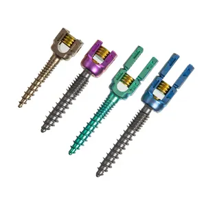 Vít Cnc Hệ Thống Cố Định Cột Sống 5.5/6.0Mm Được Đánh Dấu CE & ISO Vít Móng Chân Y Tế Cấy Ghép Cột Sống Phẫu Thuật Chỉnh Hình