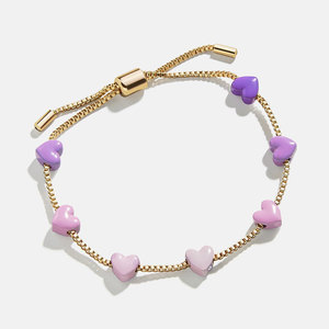 Waterproof 316L Stainless Steel Fashion <b>Bracelet</b> & Bangle 14K 18K Gold Plated Heart Girls Kids <b>Bracelets</b> for Girls Kids - Product Image 5
