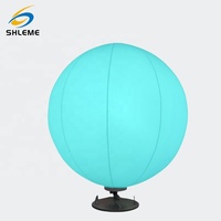 120cm 160cm Blanc Gonflable LED Lumières Ballon Activité Décoration 200W 400W