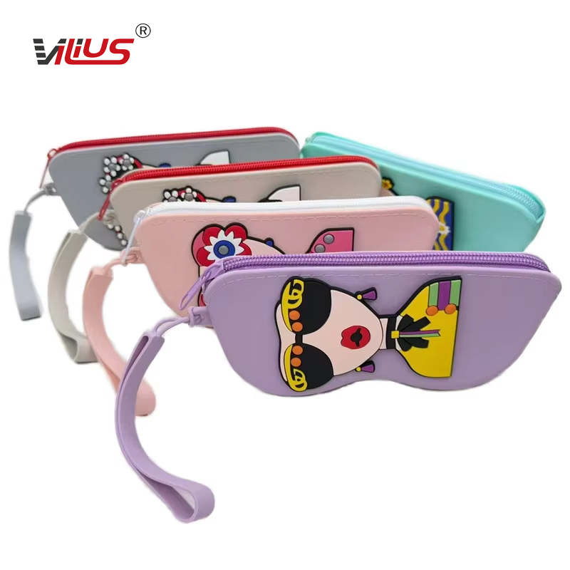 Customize 3D Cartoon Shape Silicone Straps Pvc Lanyard Teacher Id Card Lanyard Silicone Lanyard for Phone Case