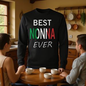 Camiseta de manga larga Best Nonna Ever Italian Pride Grandmother - Product Image 3