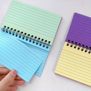 Colorful Spiral A3 Leather Address <b>Book</b> Tear-off Simple Portable Student Diary - Product Image 3