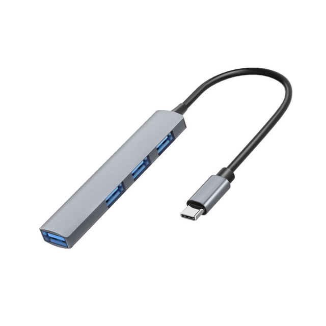 USB 3.0 expansion dock - four-port USB-C hub for ultra-thin expansion without drivers for computers and laptops