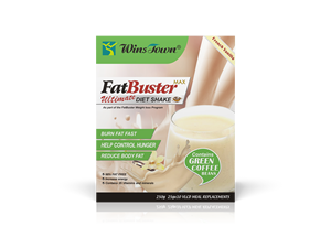 Wins Town Fat Buster Protein Shake Vanille Fraise Chocolat Saveurs pour la perte de poids Repas de remplacement Diet Friendly Box - Product Image 2
