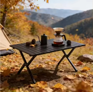 Conjunto de Mesa de Café para Exteriores de Fácil Montaje, Muebles de Hierro Portátiles Modernos para Espacios de Ocio - Product Image 1