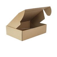 Boîte d'emballage cadeau boîte d'emballage en papier kraft boîte d'emballage en carton rigide en papier kraft boîte d'emballage pour brownies personnalisés en papier kraft