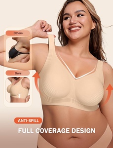 Reggiseno Senza Ferretto Bell-fenny, Supporto Quotidiano, <span class=keywords><strong>Push</strong></span>-<span class=keywords><strong>up</strong></span>, Copertura Totale, Senza Cuciture, Taglie Forti, OEM ODM - Product Image 3