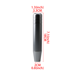 18cm Car Universal <b>Gear</b> Shift <b>Knob</b> <b>Gear</b> Stick Lever Shifter <b>Knob</b> Handle Aluminum Extended <b>Gear</b> Shifter <b>Gear</b> Head <b>Knob</b> Manual - Product Image 6