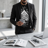T-shirts pour hommes personnalisés en usine, impression numérique 3D, motifs animaliers, logo personnalisé sur le devant, 180 grammes, spandex/polyester, style décontracté