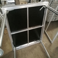 Plataforma de Escenario Chaoda de Altura Ajustable, Certificada por TUV, Aleación de Aluminio 6082-T6/6061-T6, Dimensiones Personalizables, Capacidad de Carga de 800 kg