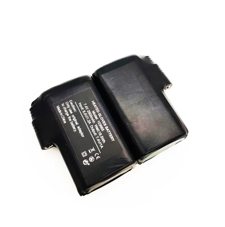 103665 7.4V 2500mAh li-ion battery for heating mitten clothes electric pants warm shoes lithium batteries