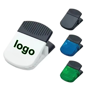 Promotion : Clip magnétique carré personnalisé avec logo, multicolore, en plastique, pour sacs à collation et porte-photos de réfrigérateur - Product Image 1
