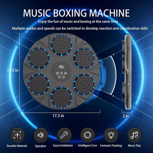Machine d'entraînement de boxe intelligente RS avec musique, cible de boxe, mannequin de frappe, machine de boxe musicale intelligente murale - Product Image 3