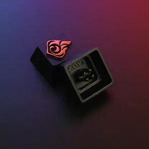Clavier personnalisé R4 ESC avec touches en alliage d'aluminium, propriétés des éléments de la série Genshin, Pyro/Anemo/Electro/Hydro, accessoires pour clavier - Product Image 6
