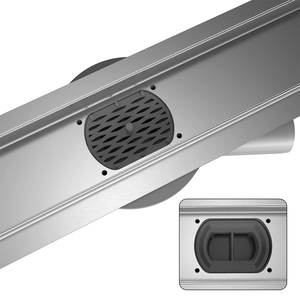 Drain linéaire de <span class=keywords><strong>douche</strong></span> anti-odeur, vente en gros en Chine, drain linéaire de <span class=keywords><strong>douche</strong></span> en <span class=keywords><strong>plastique</strong></span>, canal de drainage, divers grilles de sol - Product Image 3