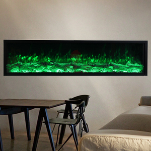 Chimeneas Decorativas <span class=keywords><strong>de</strong></span> Alta Calidad, Chimeneas Eléctricas Empotradas en la <span class=keywords><strong>Pared</strong></span>, <span class=keywords><strong>Estufas</strong></span> con Calefactor LED, <span class=keywords><strong>Chimenea</strong></span> Eléctrica para el Hogar, Soporte para TV, <span class=keywords><strong>Chimenea</strong></span> - Product Image 4