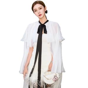 Vestido chal de seda Floral Vintage para mujer, Falda de tubo con estampado de leopardo, encaje corto con lentejuelas, cadera delgada, seda completa, banquetes de verano naturales - Product Image 1