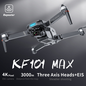 <span class=keywords><strong>KF101</strong></span> <span class=keywords><strong>MAX</strong></span> Drone RC Quadricoptère avec nacelle 3 axes, FPV, portée 3KM, GPS, double caméra 4K à flux optique, transmission 5G et EIS - Product Image 4