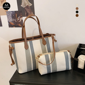 Bolsos de mano de cuero de diseñador de lujo para mujer, bolso de hombro de gran capacidad para mujer, bolsos de moda para mujer, bolsos de algodón, bolsos de compras - Product Image 1