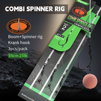 Combi Spinner Rig Boom Krank Hook Carp Fishing Ready Made Rig