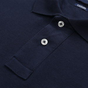 Camisas <span class=keywords><strong>Polo</strong></span> de Manga Larga para Hombre, de Algodón, al por Mayor, Camisa Casual Bordada para Hombre - Product Image 2