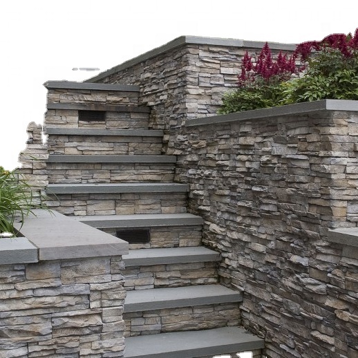 Cheap exterior wall Cladding Stacked Slate Stone Veneer Panels Various Limestone,panel concrete cladding 3d stone veneer wall