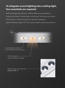Lámpara de Techo LED Inteligente AIR para Sala de Estar con Sistema de Iluminación Dual - Product Image 5