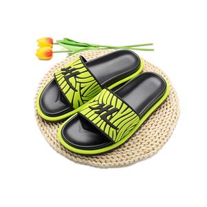 Henghao, venta al por mayor, sandalias deslizantes personalizadas para exteriores, zapatillas de suela de PU personalizadas de fábrica para promociones de marca y obsequios de eventos - Product Image 1