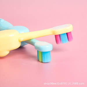Children's Toothbrush Little Hippo Soft Bristles Small Head For 0-6 Years Old Baby Manual Toothbrush In Stock Wholesale - Product Image 5