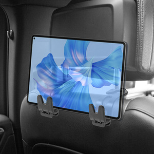 Car Headrest Hook Foldable Black ABS 10kg Load Capacity Rear <b>Seat</b> <b>Storage</b> Multi Functional Car Interior Organizer - Product Image 1