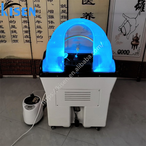 Kisen Movable Heating Water Head Therapy Thai Spa <b>Portable</b> Shampoo Basin Shampoo <b>Bed</b> for Salon Head Water Therapy - Product Image 6
