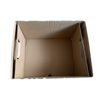 Boîte de rangement pour dossiers, boîte en papier Kraft marron, emballage en Carton pour Documents, Offre Spéciale