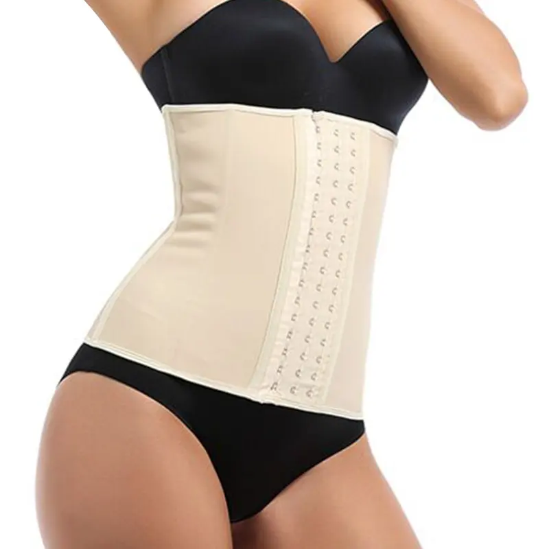 Donne Postpartum Sauna effetto Neoprene Body Shapers 3 cinturini dimagranti corsetto cintura da allenamento con 3 ganci a fila