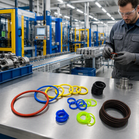 Joints toriques en silicone EPDM NBR MAIHUA à haute étanchéité, anti-corrosion, personnalisables, normes AS568 PG, tailles automobiles 20-90