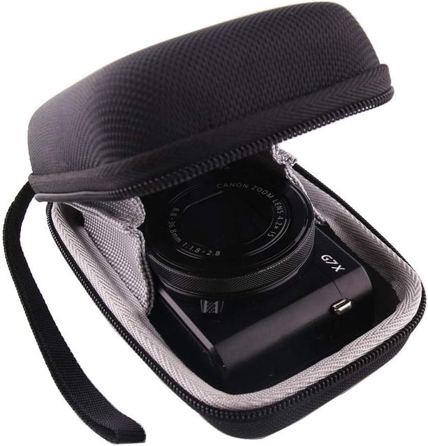 Hard EVA Camera Case Compatible with Canon PowerShot SX740 SX720 SX730 G7X Mark III G7X Mark II, Shockproof Travel Storage Bag