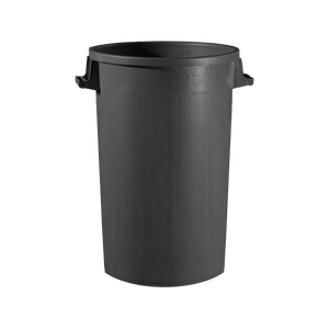 Contenitore per rifiuti in plastica aperto da 120 litri con manici in legno e ferro impilabile secchio di stoccaggio - Product Image 1