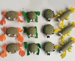 Vật nuôi răng hàm đồ chơi Bạc Hà an toàn khỏe mạnh toynip mèo <span class=keywords><strong>catnip</strong></span> Bóng đồ chơi động vật Mèo mọc răng nhai đồ chơi - Product Image 3