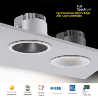 Spot LED d'intérieur moderne Mi Home, température de couleur réglable (2700K-6500K), indice de protection IP54, angle de faisceau 24-50°, design en aluminium