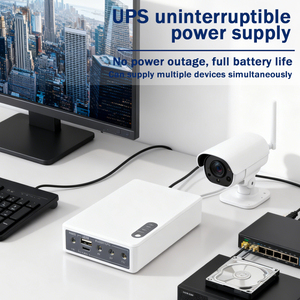 니우니우 QX-602 20000mAh 삼상 미니 DC <span class=keywords><strong>UPS</strong></span> USB 5V 2A 9V 12V 리튬 배터리 백업 (1년 보증, 와이파이 공유기용) - Product Image 2