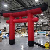 Porte Torii gonflable publicitaire pour événement sportif