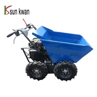 Howo agricole Mini Dumper 500kg auto-chargement Mini chargeur entraînement sur chenilles déplacement essentiel moteur pompe seau utilisation de jardin